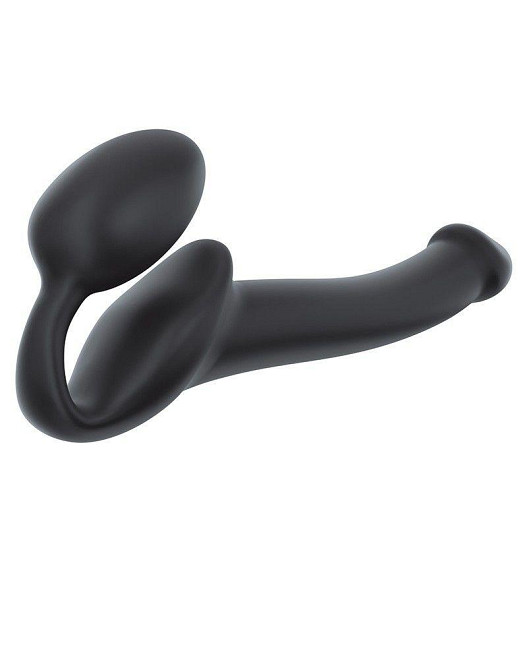 Безремінний страпон Strap-On-Me Black S, повністю регульований, діаметр 2,7 см Sex Aura Київ - фото 2