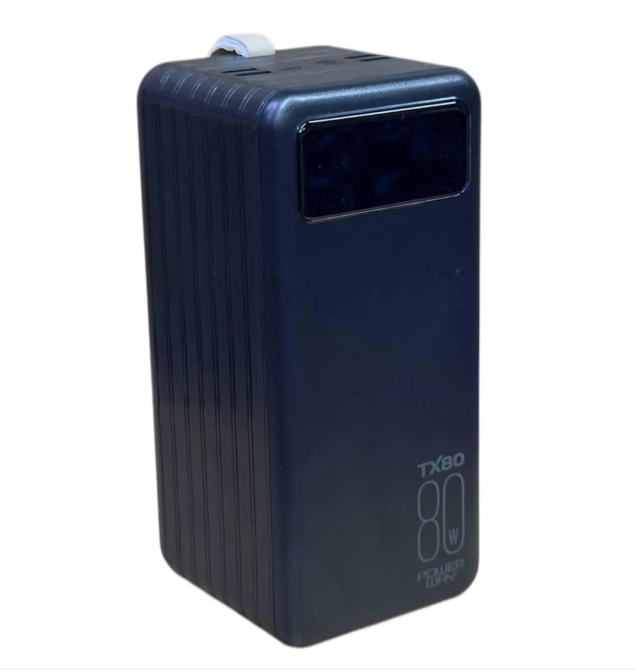 Універсальна мобільна батарея Power Way TX80 8000 mAh 22.5W+PD20W Чорний Вінниця - фото 2