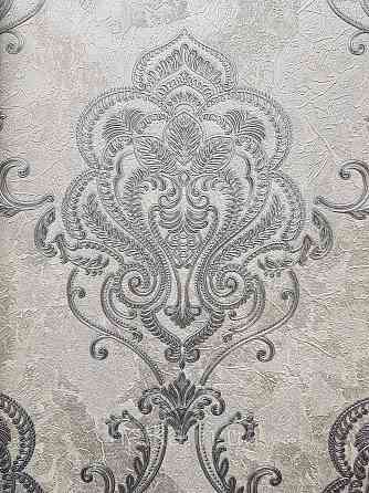 Шпалери вініл на флізеліні гарячого тиснення DU&KA King1.06х10 під штукатурку глянсові текстурні світло-беж Київ