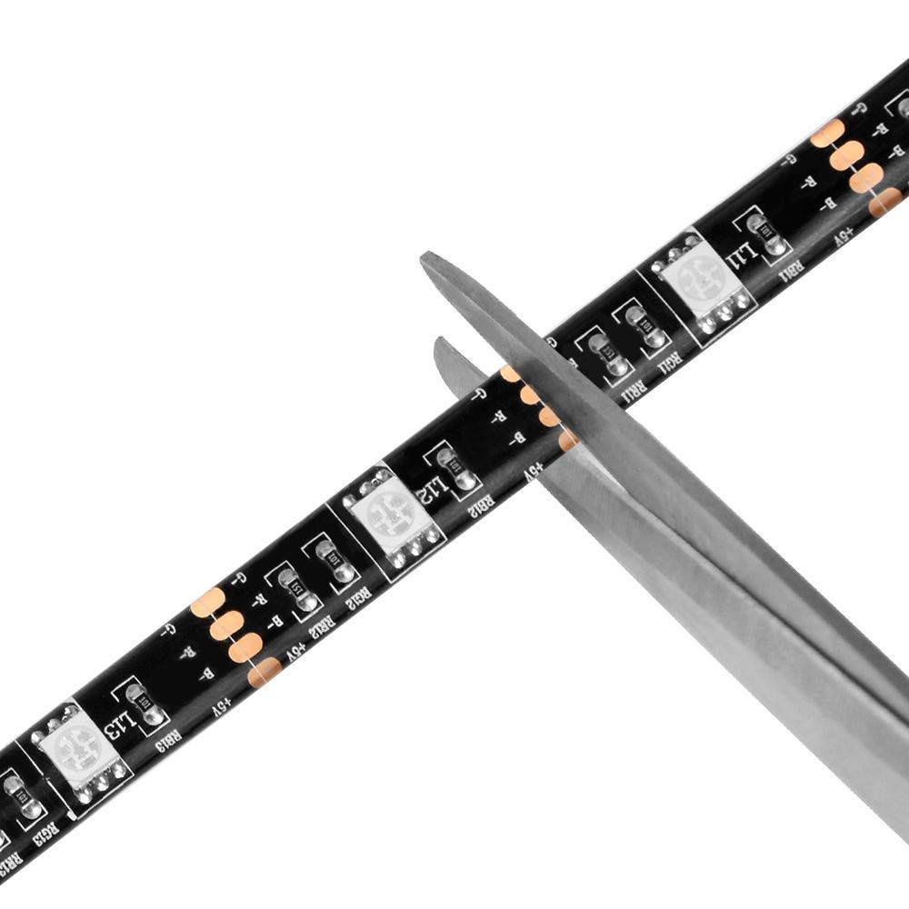 Світлодіодна стрічка 5м, c Bluetooth, від USB + пульт, Led mood light / Смарт стрічка від повербанку / RGB Стрічка для ТВ Київ - фото 4