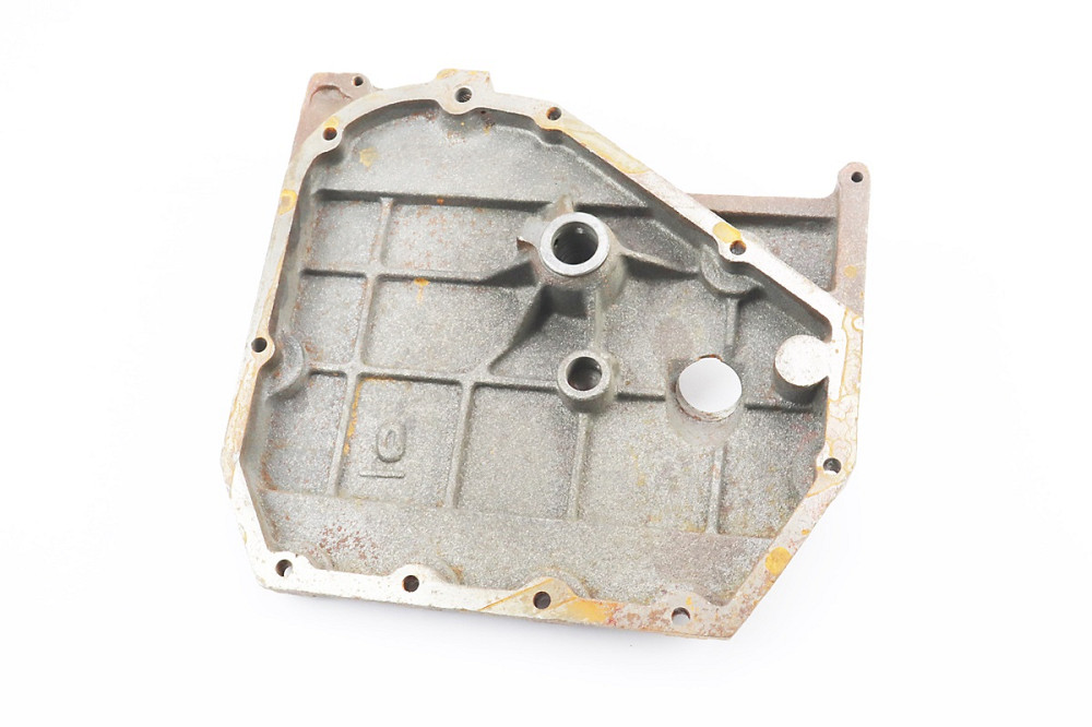 Кришка блока двигуна права (з боку заводного важеля), 9отв., чавун R190N/195NM Тип 1, (можливий наліт) Київ - фото 2
