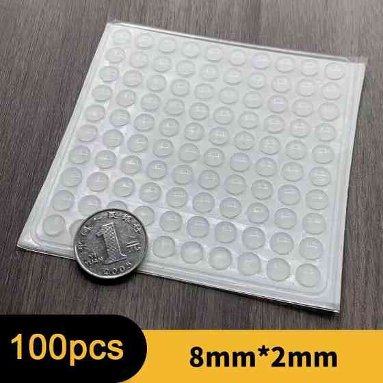 Прозорі самоклеючі силіконові накладки, 100 шт. Київ
