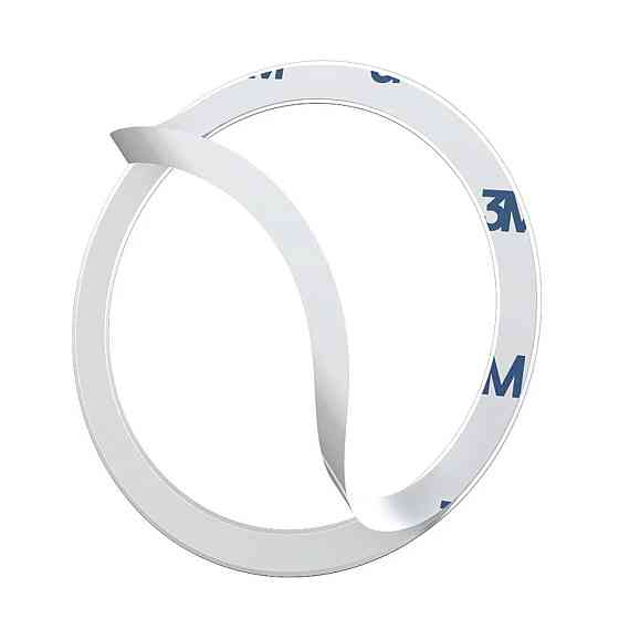 Магнітна пластина Baseus Halo Series Magnetic Metal Ring（2pcs/pack）Silver Ковель