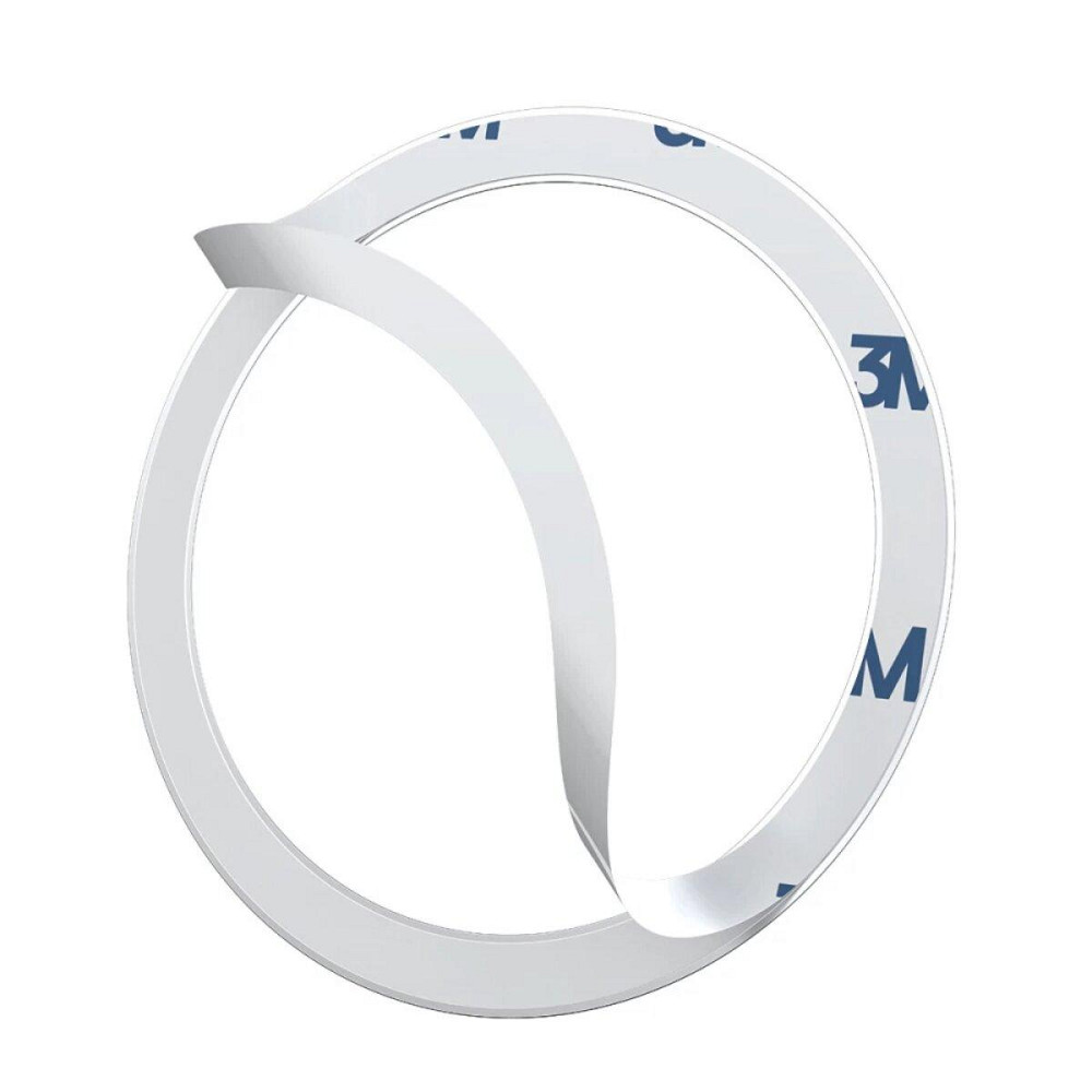 Магнітна пластина Baseus Halo Series Magnetic Metal Ring（2pcs/pack）Silver Ковель - фото 5
