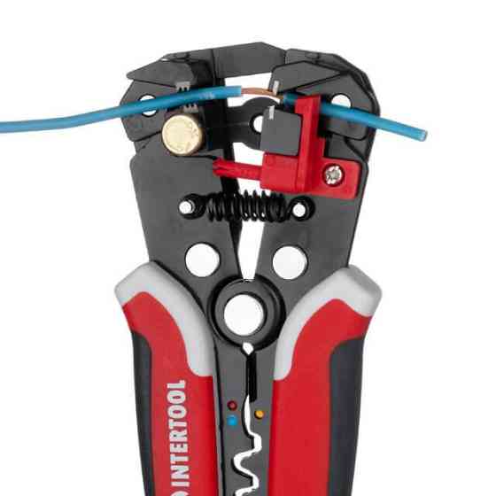 Съемник изоляции, автоматический, 0.2-6 мм2, Cr12MoV, 200 мм INTERTOOL HT-7023 Киев