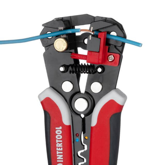 Знімач ізоляції, автоматичний, 0,2-6 мм², Cr12MoV, 200 мм INTERTOOL HT-7023 Київ - фото 5