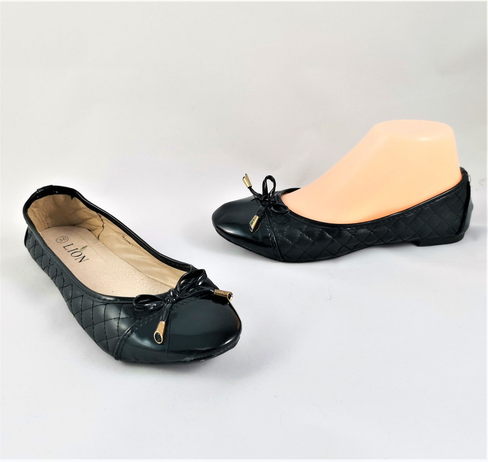 Женський Балетки Чорні Мокасини Туфлі (розміри: 36, 37,38,39) - 08-1 Дніпро - фото 6