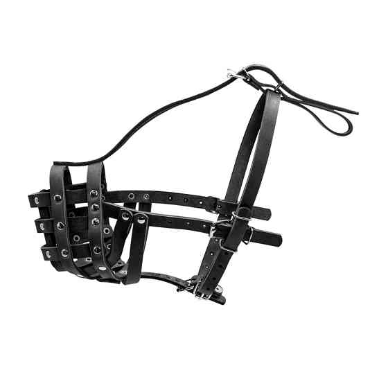 Намордник твердий "CoLLaR" (ротвейлер великий) чорний Коломия