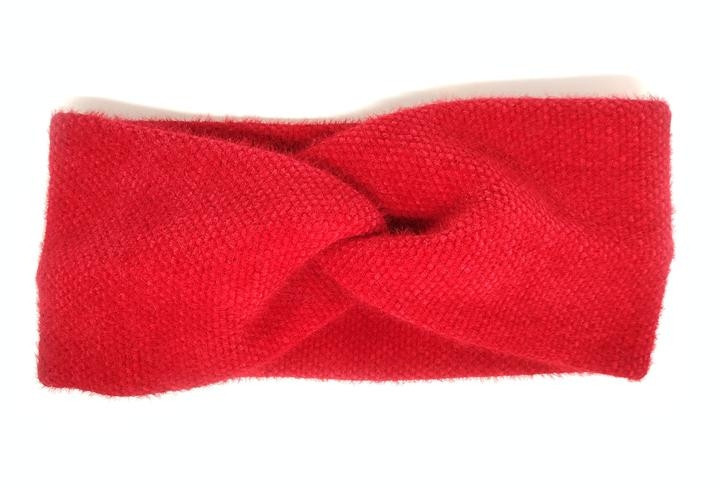 Повязка женская на голову красная ангорка Киев - изображение 1