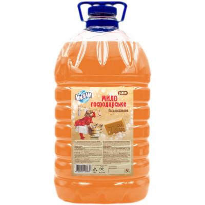 Гель для прання Мілам рідке господарське мило 5 л (4820152290649) Вінниця - фото 1