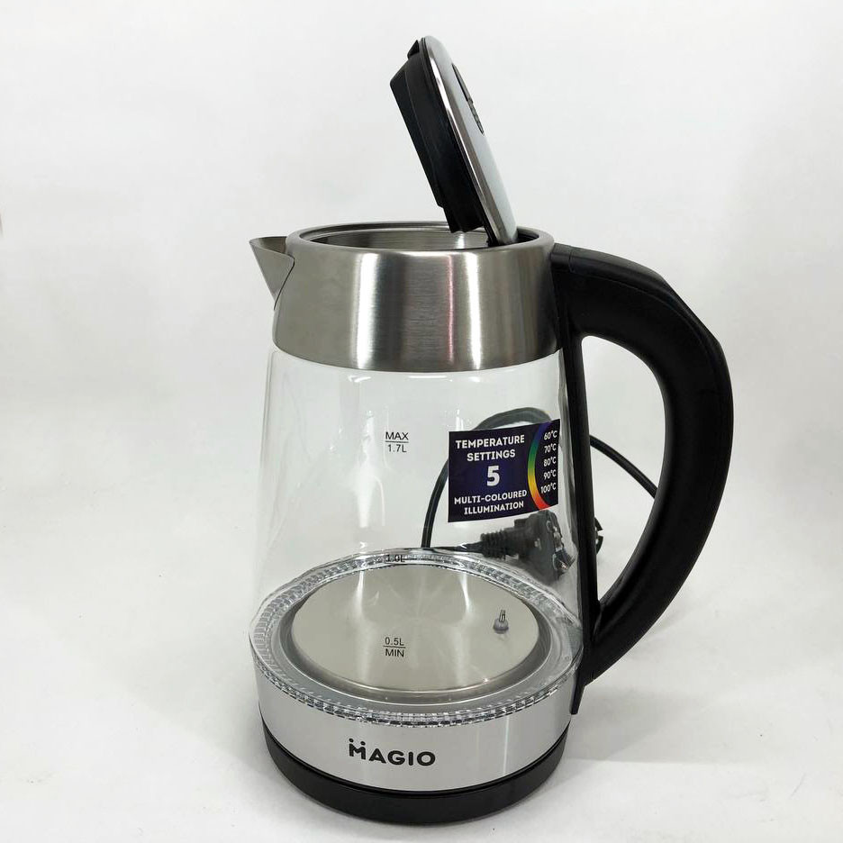 Електрочайник з контролем рівня води, Електричний чайник з індикатором води, Потужний кухонний чайник RD-34 Львів - фото 7