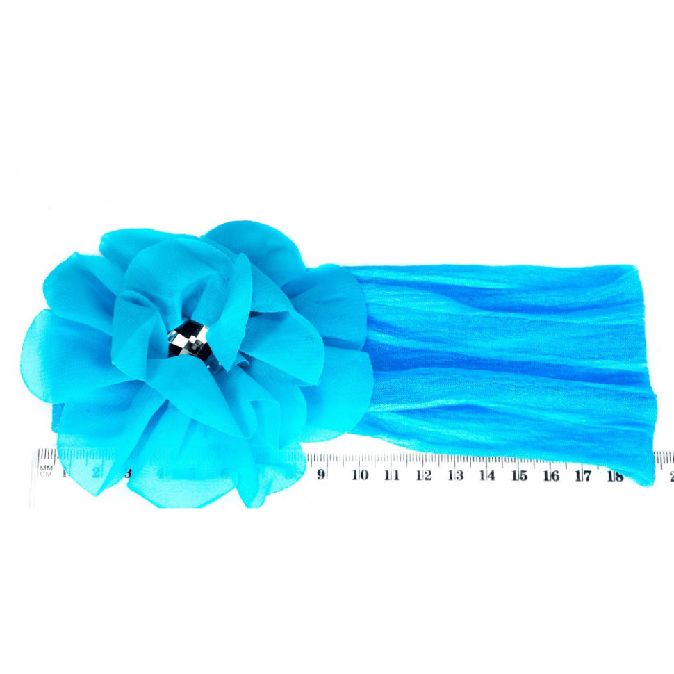 Дитячі пов'язки на голову з квіткою 0107-035-2, 3 штуки Вінниця - фото 2