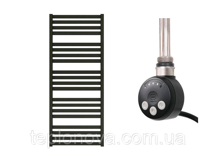 Електрична Рушникосушка Плоска Чорна 1210х500 Terma Marta Чернівці - фото 2