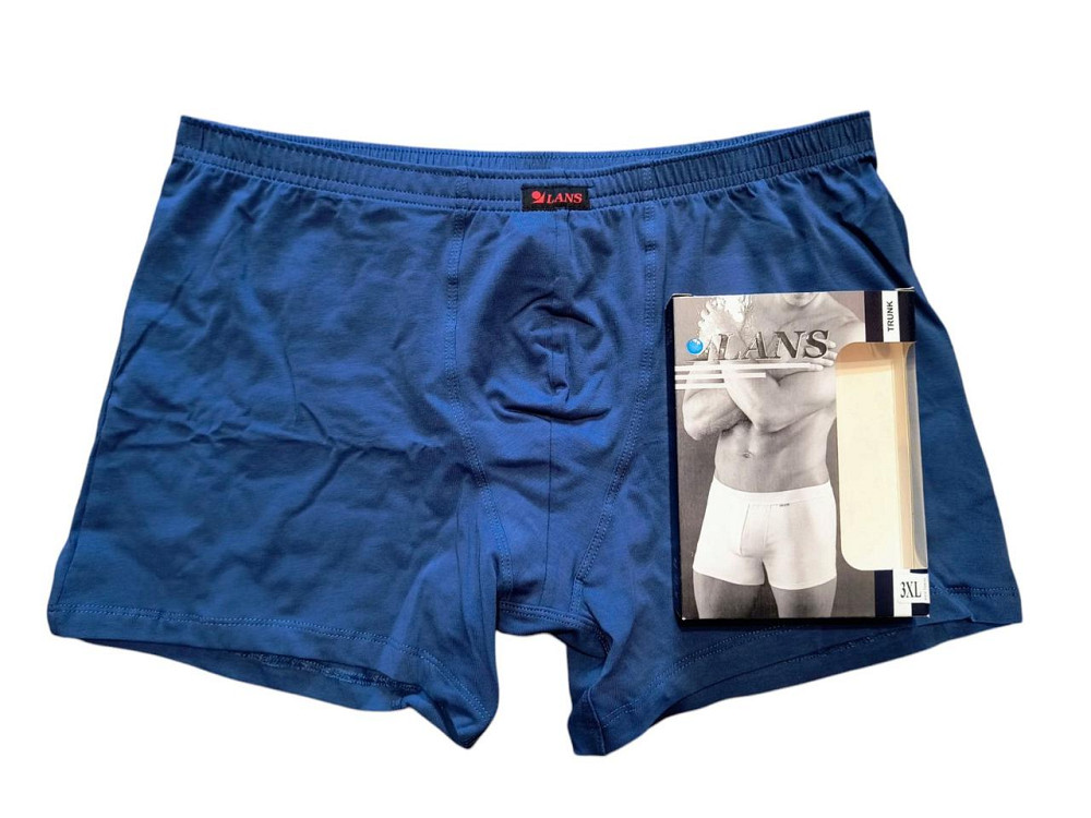 Мужские трусы транки Lans однотонные Lans 06/005 XXL Киев - изображение 5