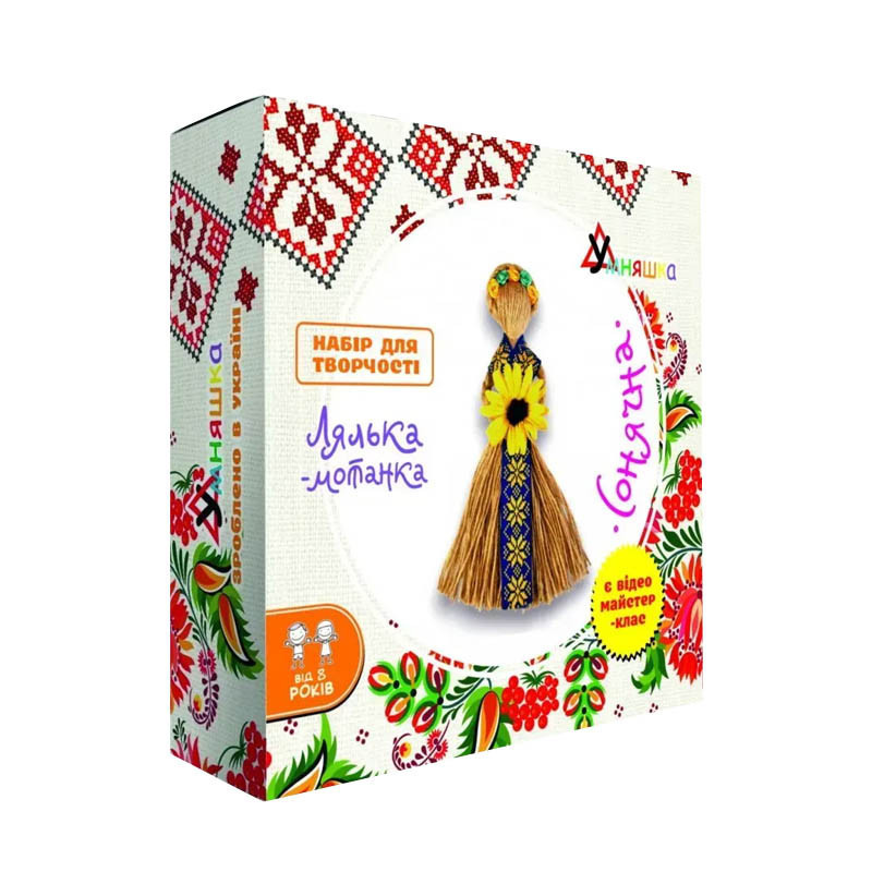 Набір для творчості Лялька-мотанка "Сонячна" Умняшка НС-007 розмір виробу 20-22 см Вінниця - фото 1