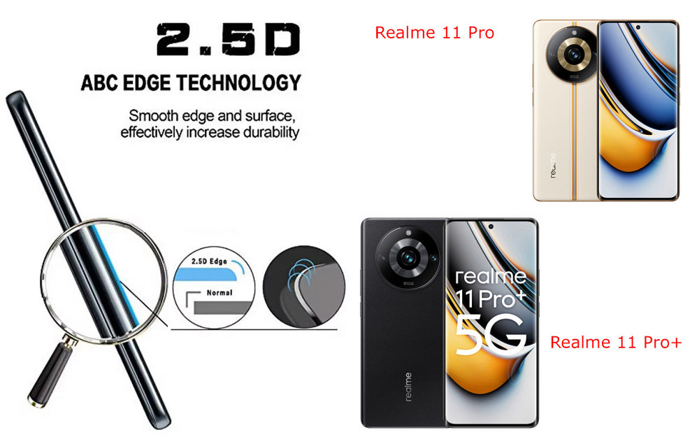 Захисне скло ArmorGlass для Realme 11 Pro, Realme 11 Pro+ – стійке до подряпин та ударів Київ - фото 2