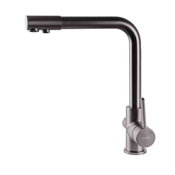 Смеситель для кухни под осмос Globus Lux LAZER GLLR-0444-11-GRAPHITE (000021918) Киев