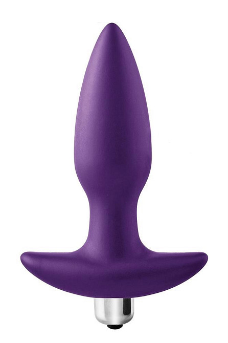 Вібруюча анальна пробка Dream Toys Flirts, фіолетова Sex Aura Київ - фото 1