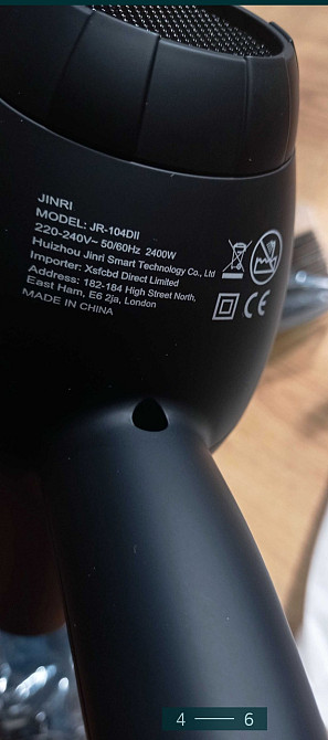 Фен для волос: JINRI ,2400 Вт. Киев - изображение 2