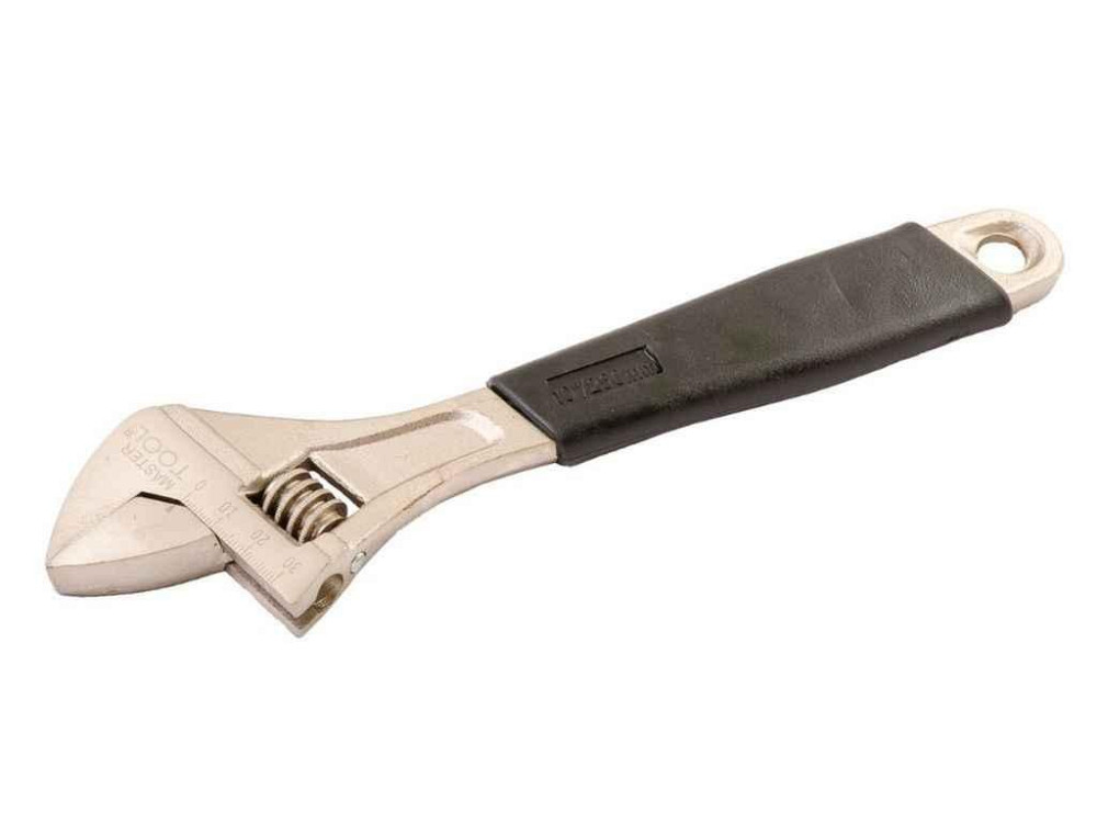 Ключ розв. гумова ручка (250мм) 76-0123 ТМ MASTER TOOL Київ - фото 1