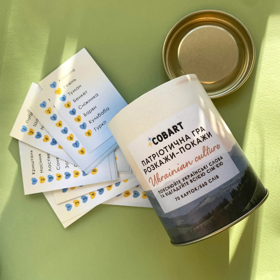 Карткова гра Розкажи-покажи Ukrainian culture CBRT-0414, 560 слів Вінниця - фото 4