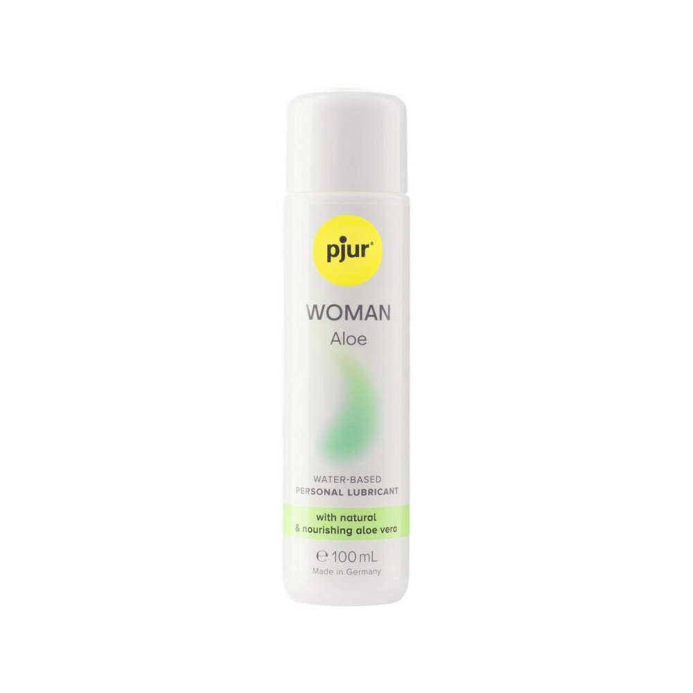 Лубрикант на водной основе pjur Woman Aloe 100 мл с экстрактом алоэ, увлажняющий, без парабенов Sex Aura Киев - изображение 1