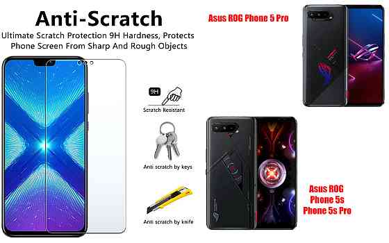 Защитное стекло NeoGlass для Asus ROG Phone 5 Pro, Phone 5s, Phone 5s Pro – ультрапрозрачное и устойчивое Киев