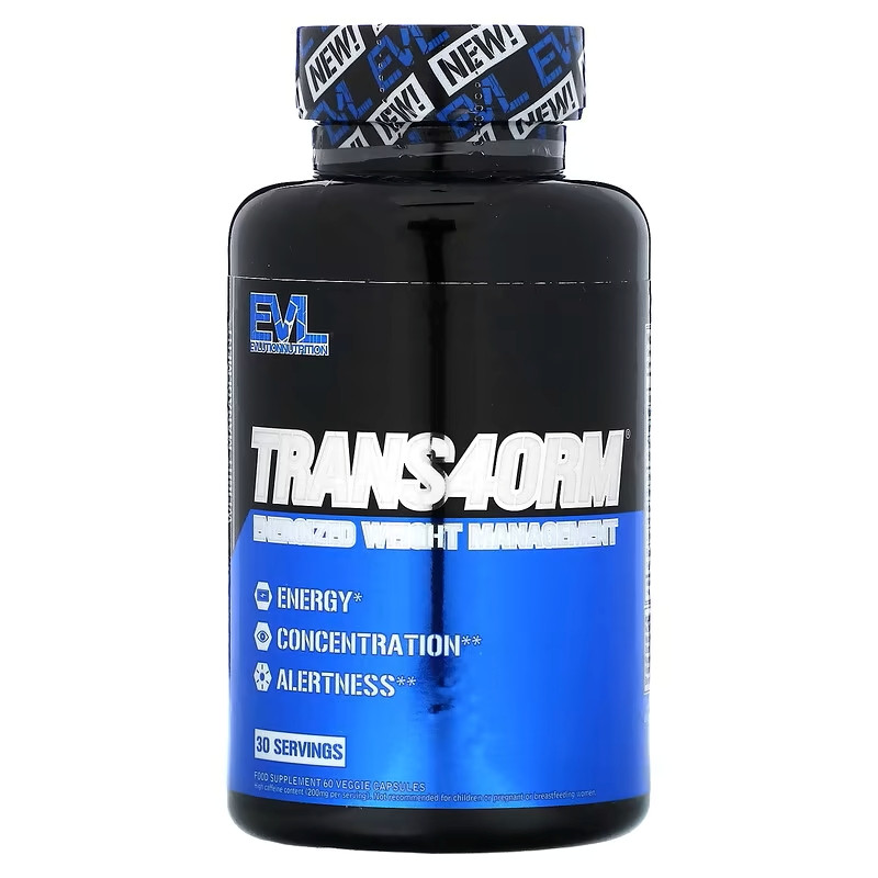 Жиросжигатель EVLution Nutrition Trans4orm 60 капсул Луцк - изображение 1