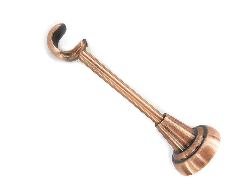 Кронштейн настінний відкритий (відступ 14 см, колір мідь) 19 мм Бровари - фото 1