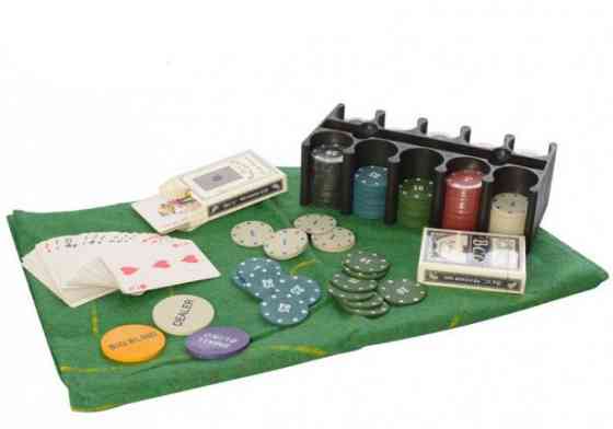 Набір для покеру NP25712-2 на 200 фішок з номіналом Вінниця