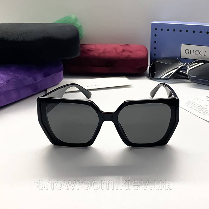 Женские солнцезащитные очки GG (29160) black Киев - изображение 2