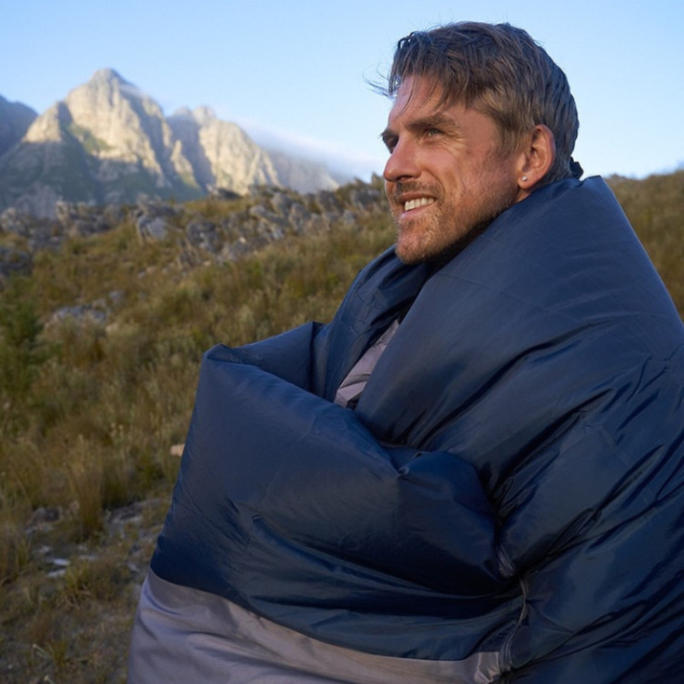 Спальний мішок Naturehike LW180 CNK2550WS026 Sunny Day PL01, (14°C) XL синій Київ - фото 8