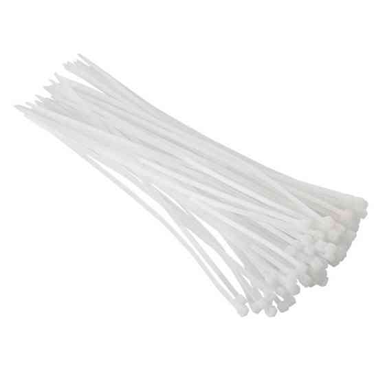 Хомут пластиковый, 3,6×250 мм, 100 шт/упак, белый INTERTOOL TC-3625 Киев