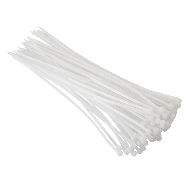 Хомут пластиковый, 3,6×250 мм, 100 шт/упак, белый INTERTOOL TC-3625 Киев - изображение 2