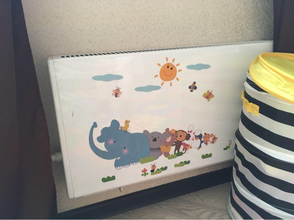 Дитяча наклейка на стіну Звірята 44 на 25 см різнобарвний Київ - фото 5