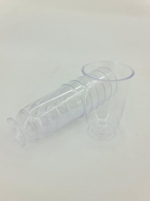 Чарка стеклоподобная на ніжці 50 гр (40 шт) Харків - фото 4