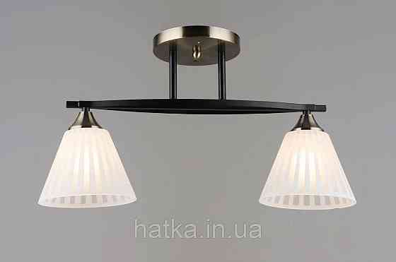 Потолочная люстра Sirius B N6588/2 BK+AB на 2 плафона Киев
