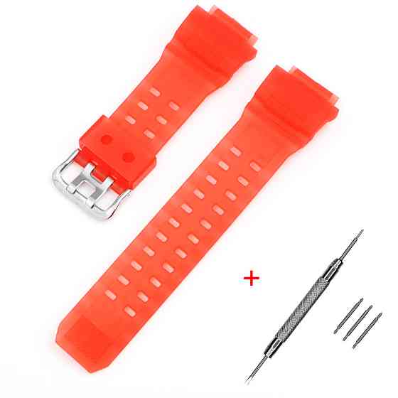 Ремешок для Casio G-Shock GW-9400 Transl Light-Red SI SBR Киев