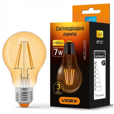 Лампочка TITANUM Filament A60 7W E27 2200K бронза (TLFA6007272A) Вінниця - фото 1