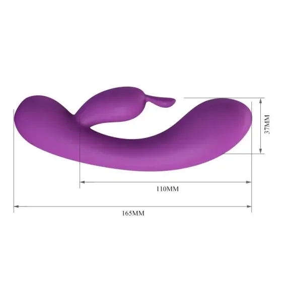 Вібратор з клітеральною стимуляцією Pretty Love Grace Purple Sex Aura Київ