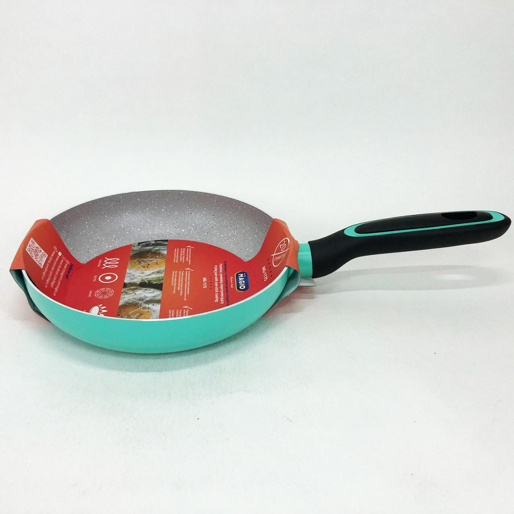 Сковорода з товстим дном, Зручна сковорода для щоденного використання, Сковороди без масла HT-62 Львів - фото 12