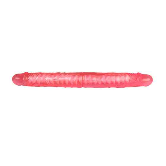 Двосторонній фалоімітатор - Double Dong Pink, 14" Sex Aura Київ