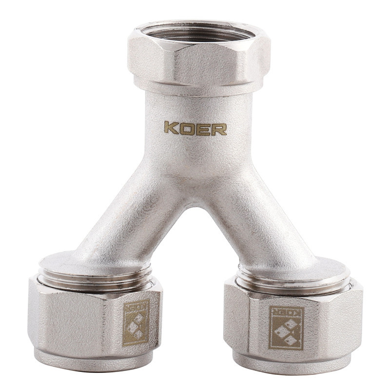 Разделит. узел (с ЕВРОКОНУСАМИ) для подкл. 2-х контуров отопления Koer KR.1150 - 3/4”x16 (KR2895) Киев - изображение 2