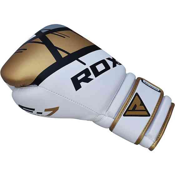 Боксерські рукавички RDX Rex Leather Gold 10 ун. Кам'янське
