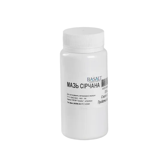 Мазь серная 100 г Basalt Винница