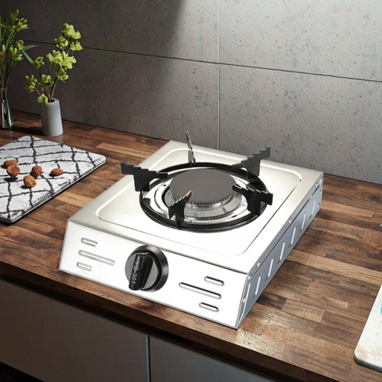 Газова настільна плита Sokany SK-07023, 1 конфорка, потужність 2.2 кВт, сталевий корпус Одеса