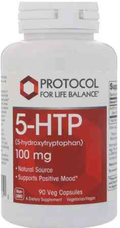 5-HTP Protocol for Life Balance 5-гидрокситриптофан 100 мг, 90 капсул Киев