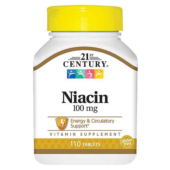 Ніацин 21st Century Niacin 100 mg 110 Tablets Луцьк