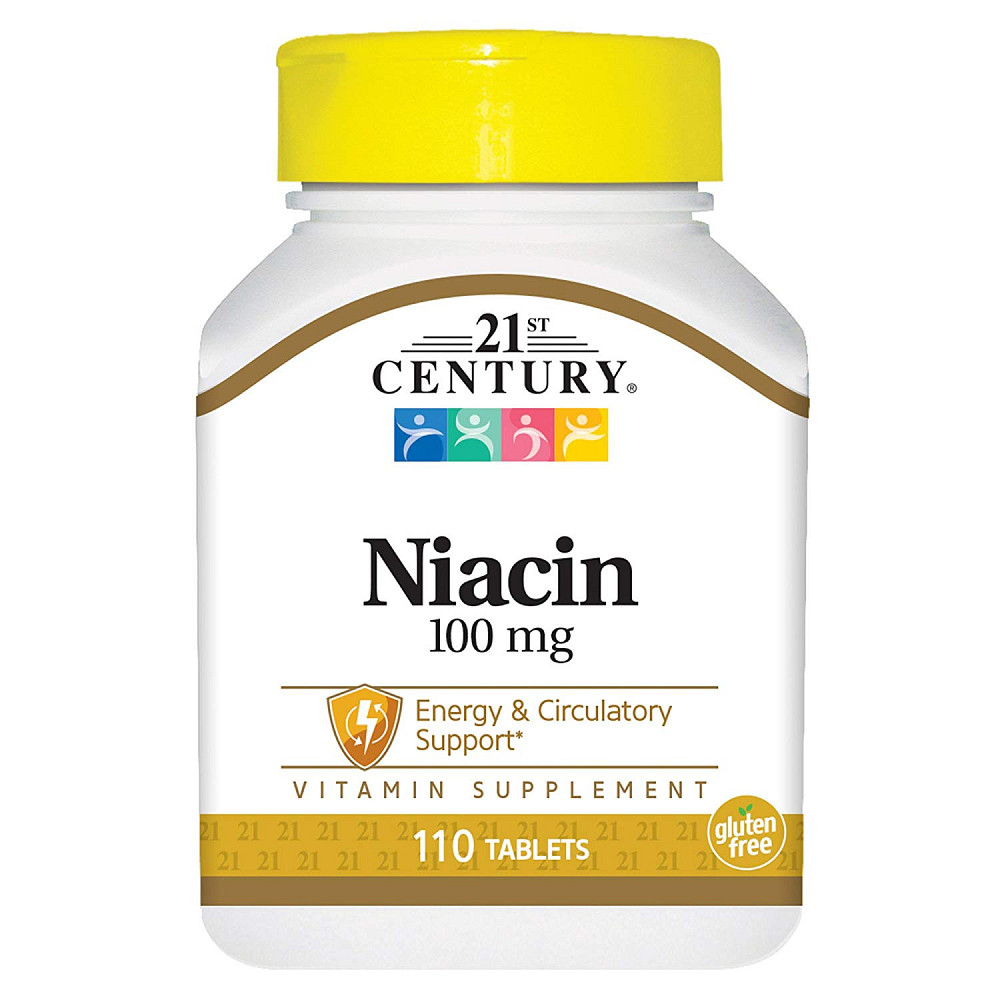 Ніацин 21st Century Niacin 100 mg 110 Tablets Луцьк - фото 1