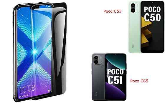 Защитное стекло NeoGlass для Poco C55, Poco C65 – ультрапрозрачное и устойчивое Киев